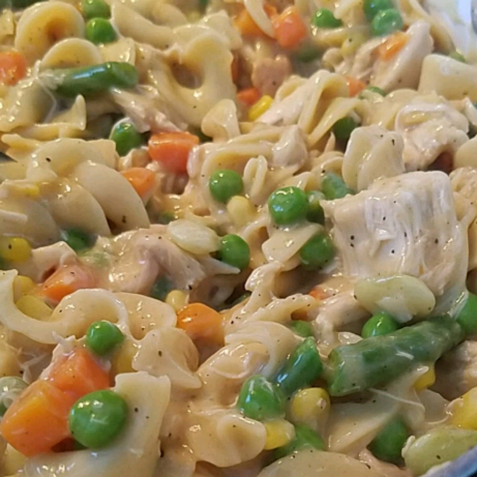 One Dish Chicken Noodles