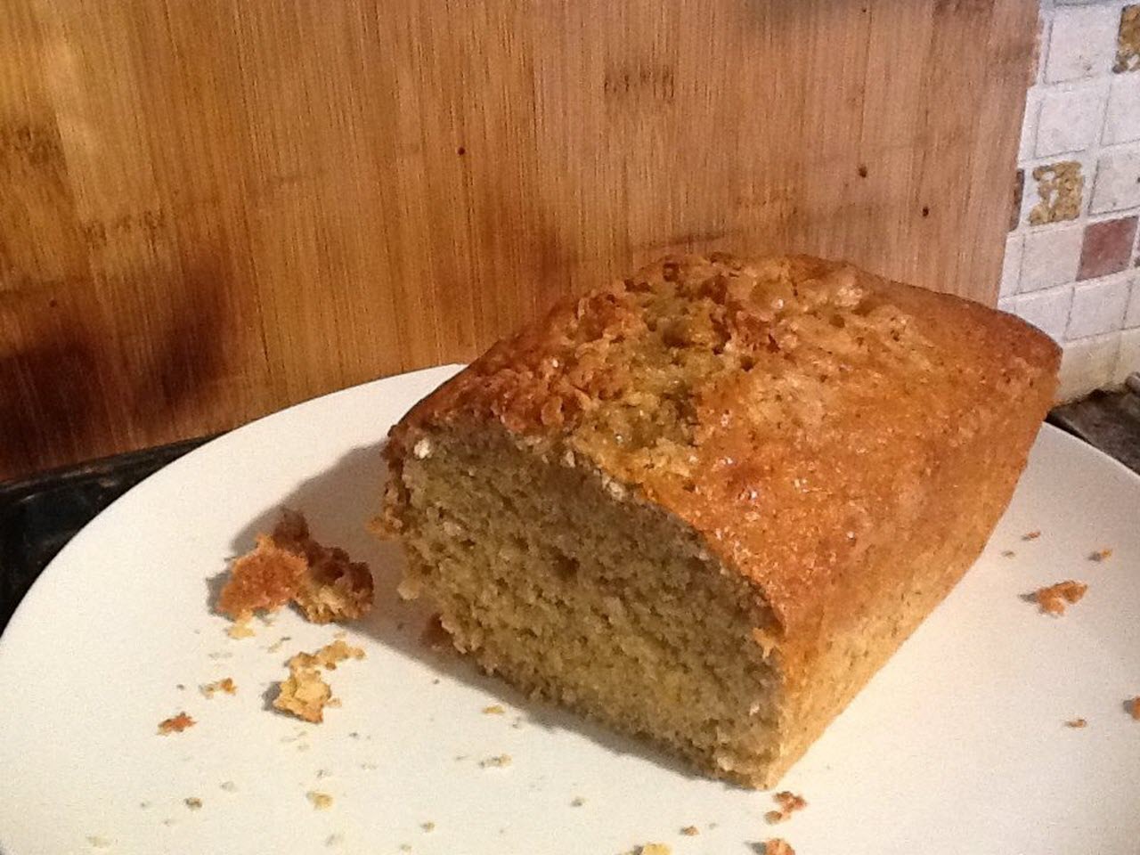 Orange Cake with Brown Sugar and Oats