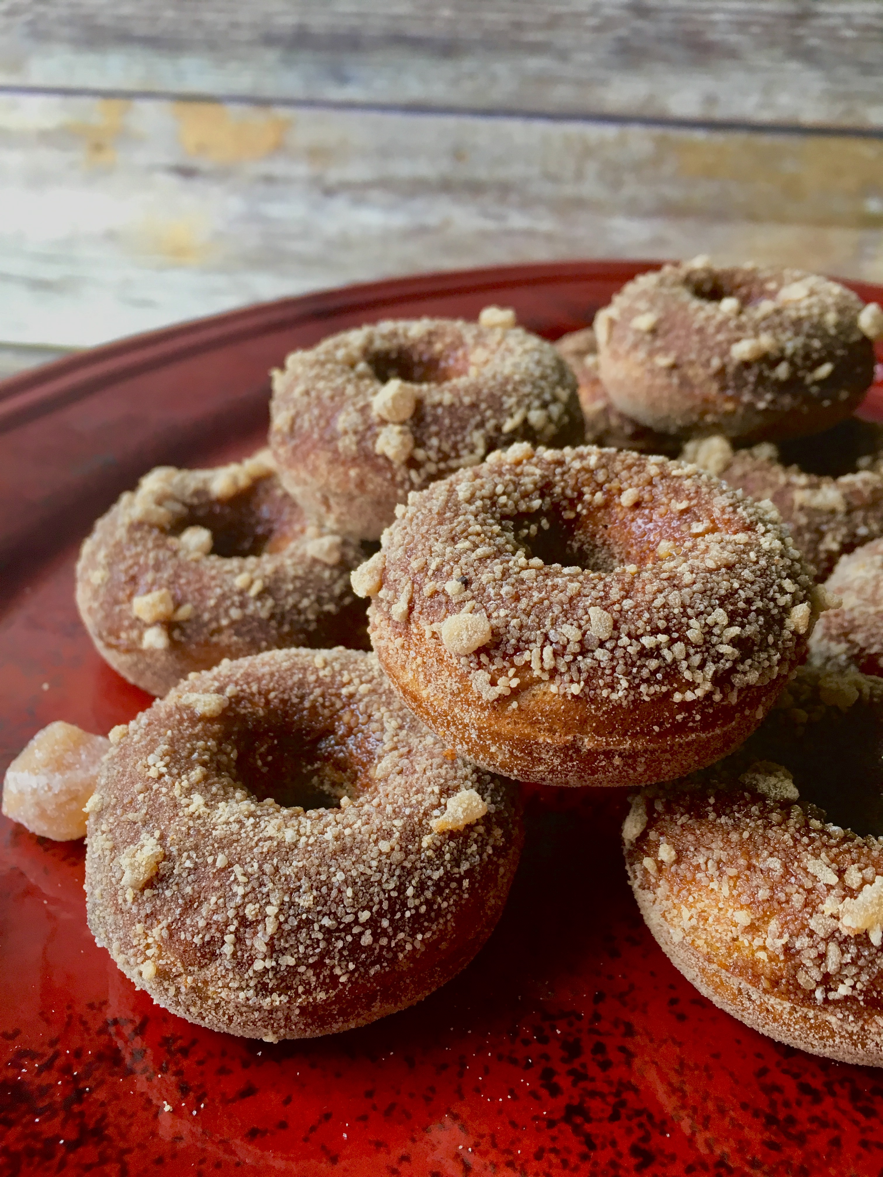 Paleo Gingerbread Mini Donuts