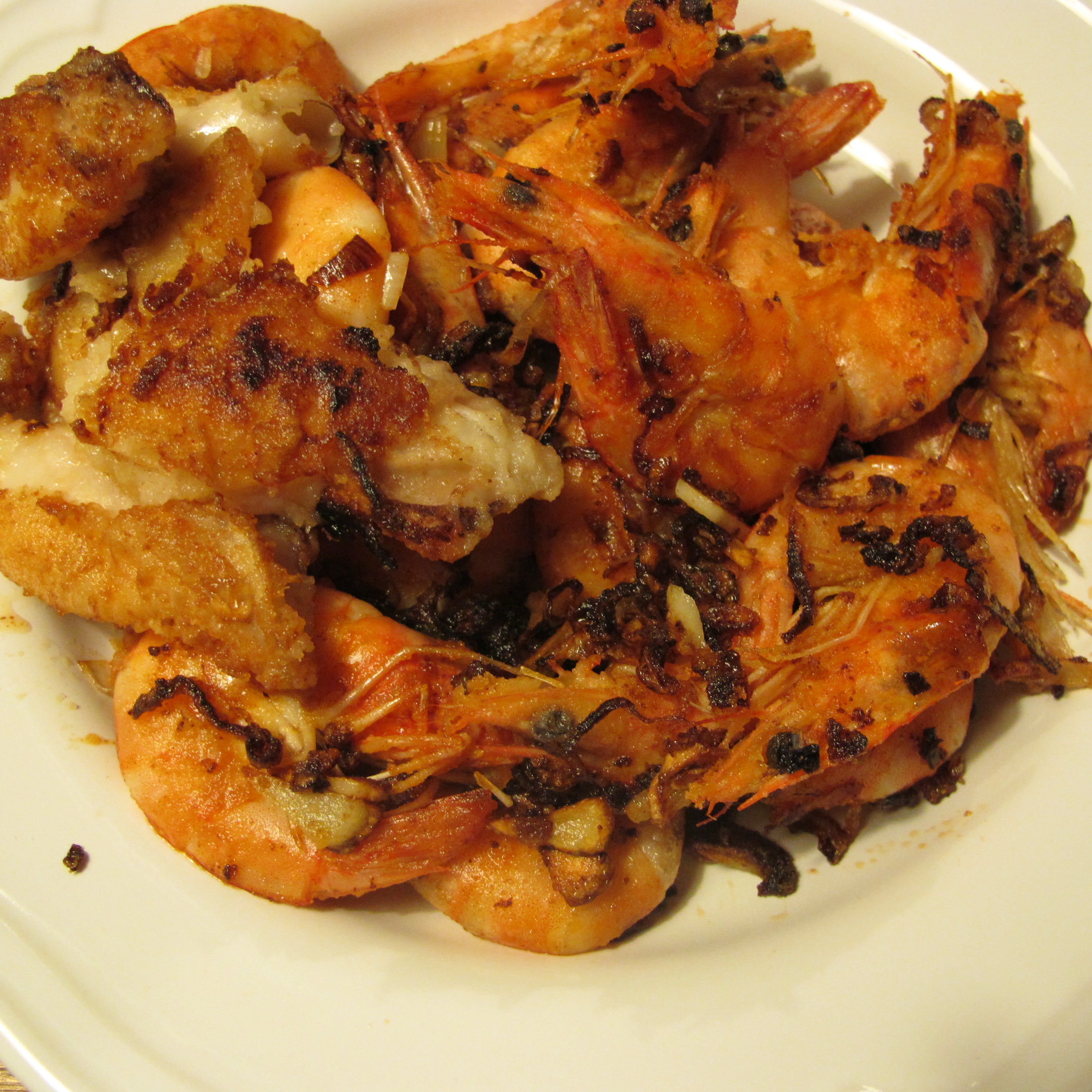 Pan-Fried Garlic Shrimp