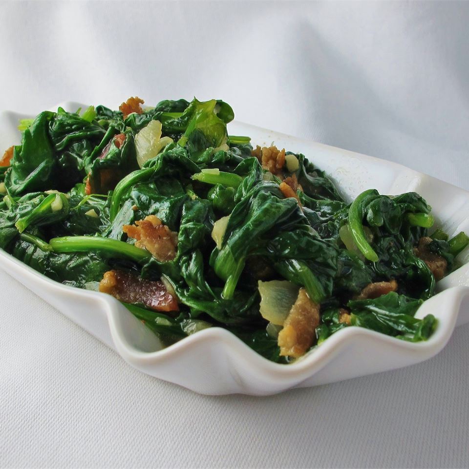Pan Fried Spinach