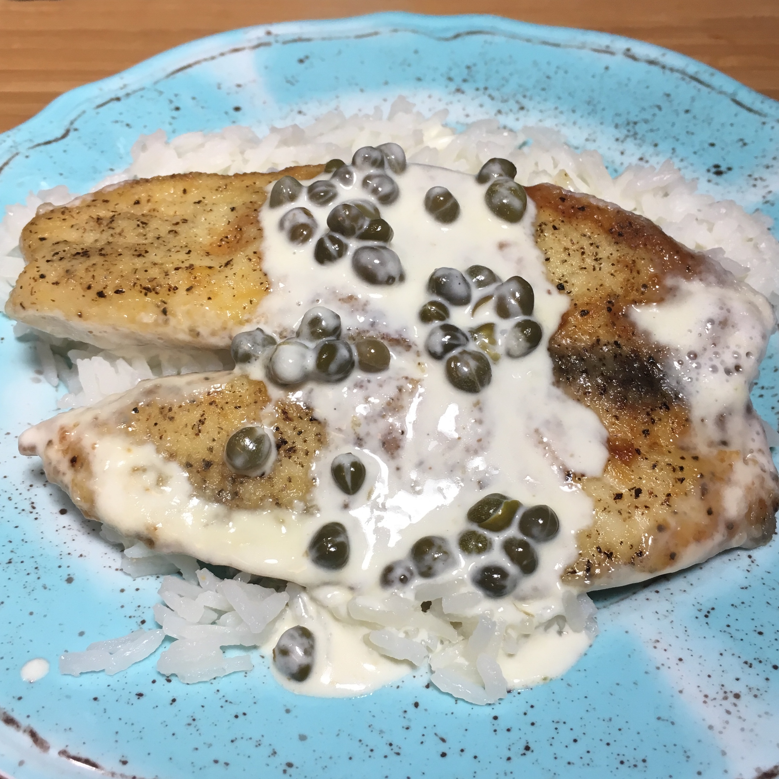 Pan-Fried Tilapia Fillets with Capers