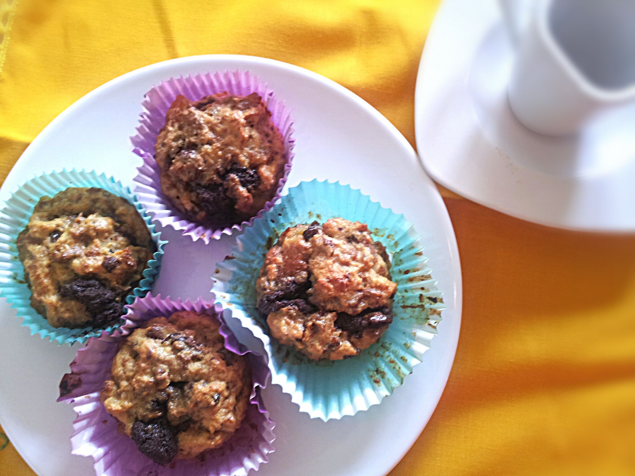 Panettone Muffins with Chocolate