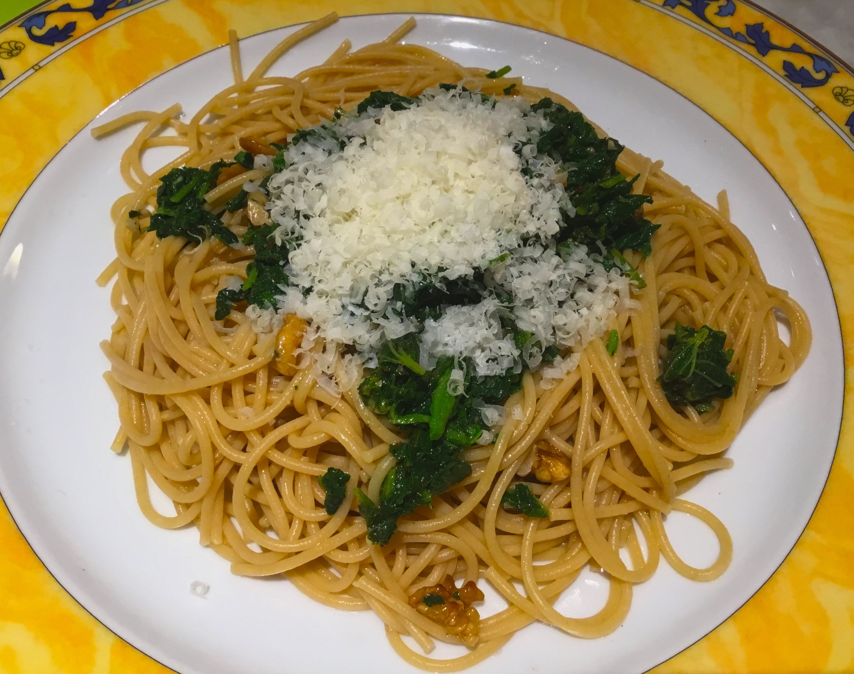 Pasta with Stinging Nettles
