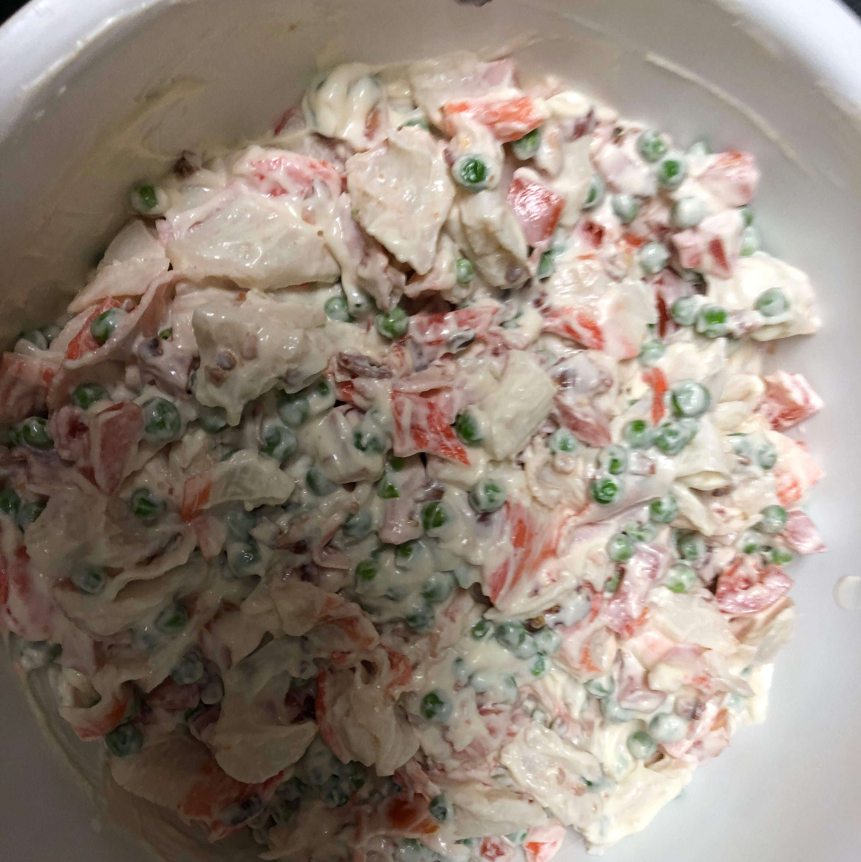 Pea and Crab Salad
