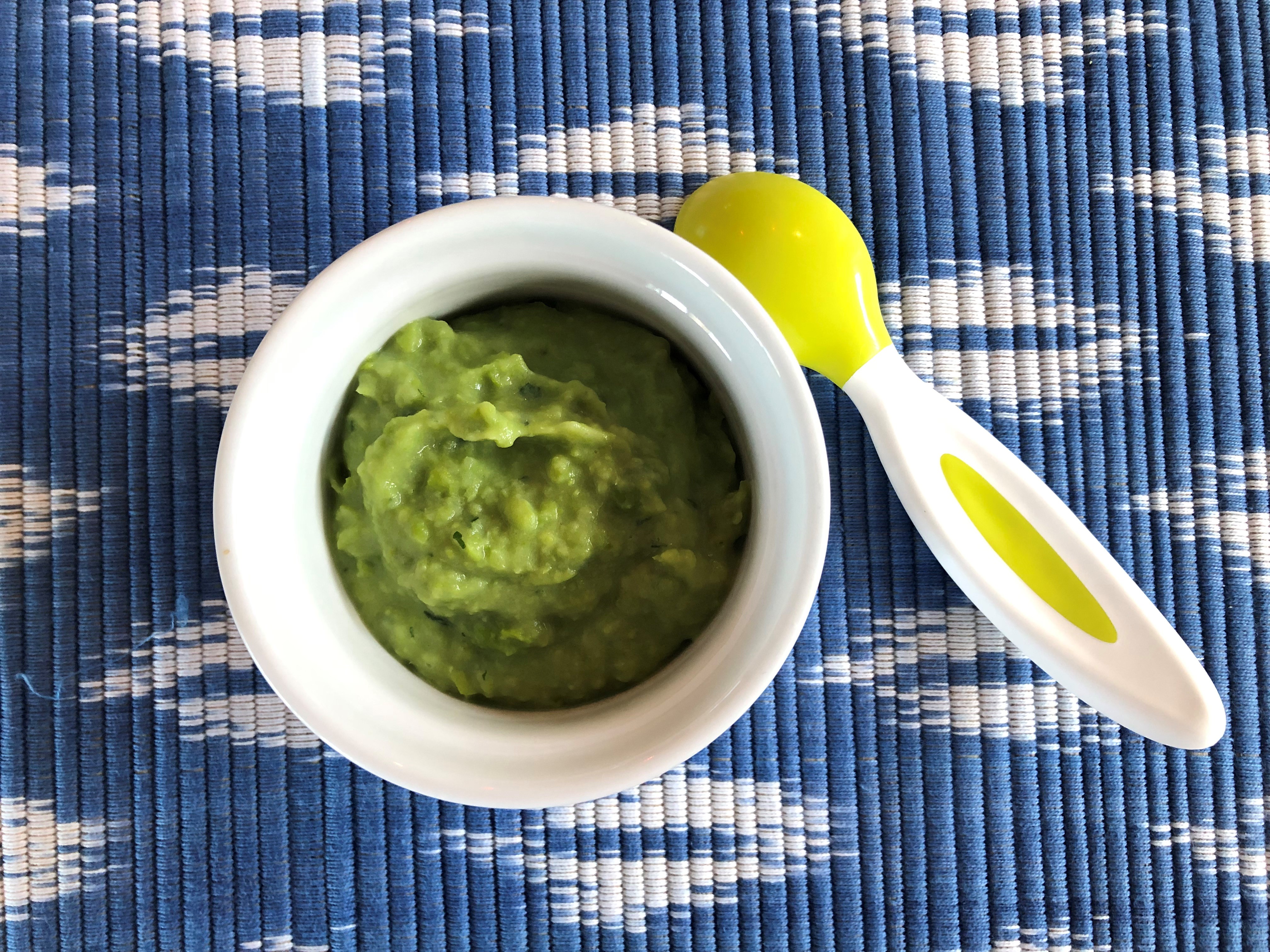 Pea and Mint Baby Food