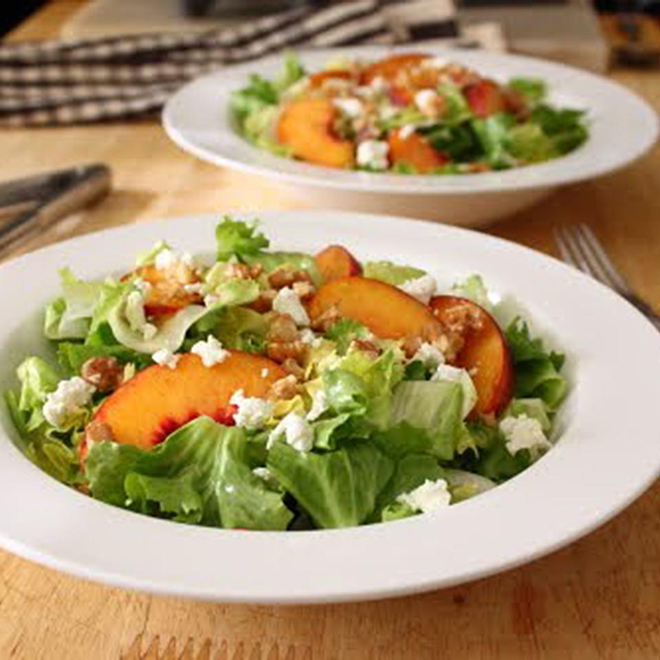 Peach and Escarole Salad