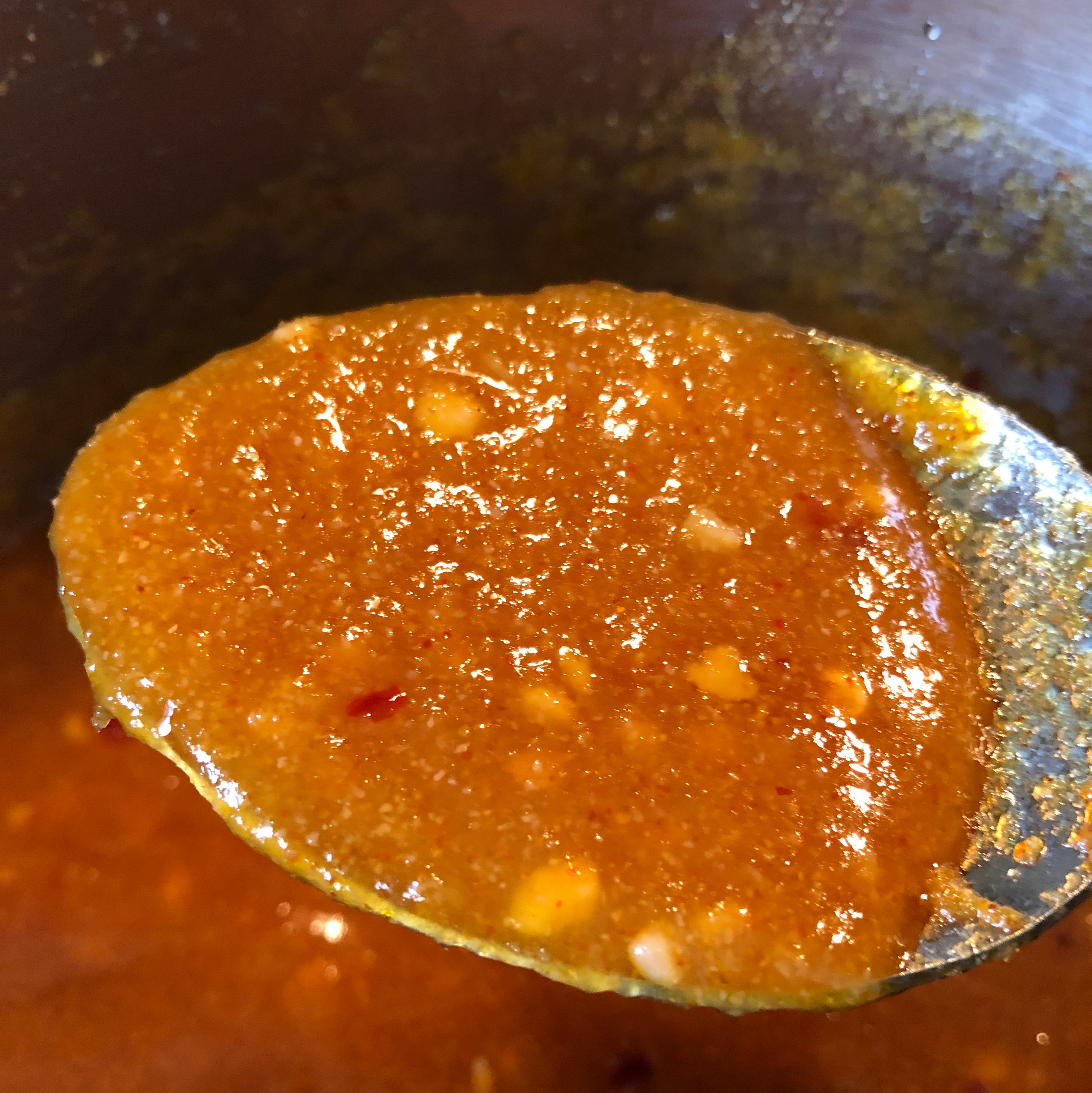 Peach-Mango-Habanero Wing Sauce