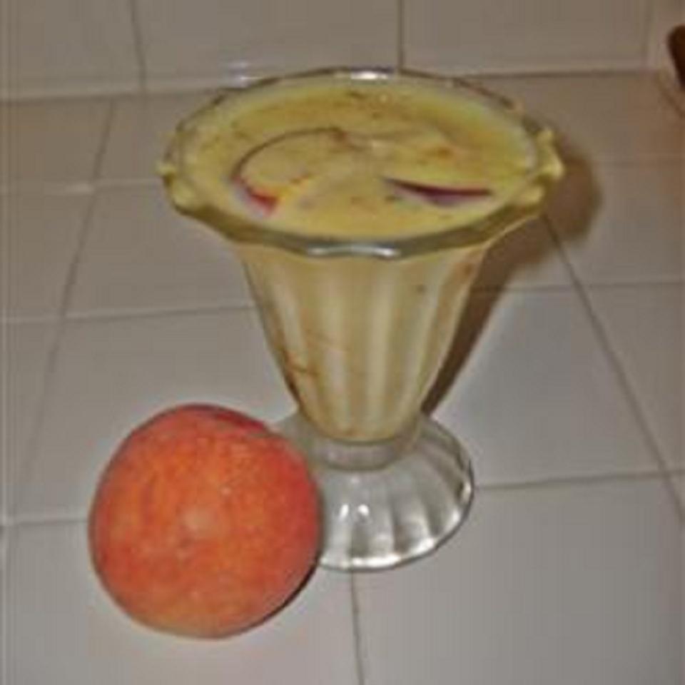 Peaches and Cream Pudding
