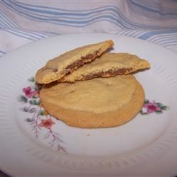 Peanut Butter Chocolate Sandwich Cookies