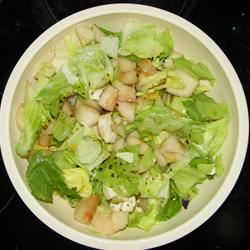 Pear, Feta, and Lettuce Salad