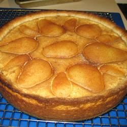 Pear Tart with Shortbread Crust