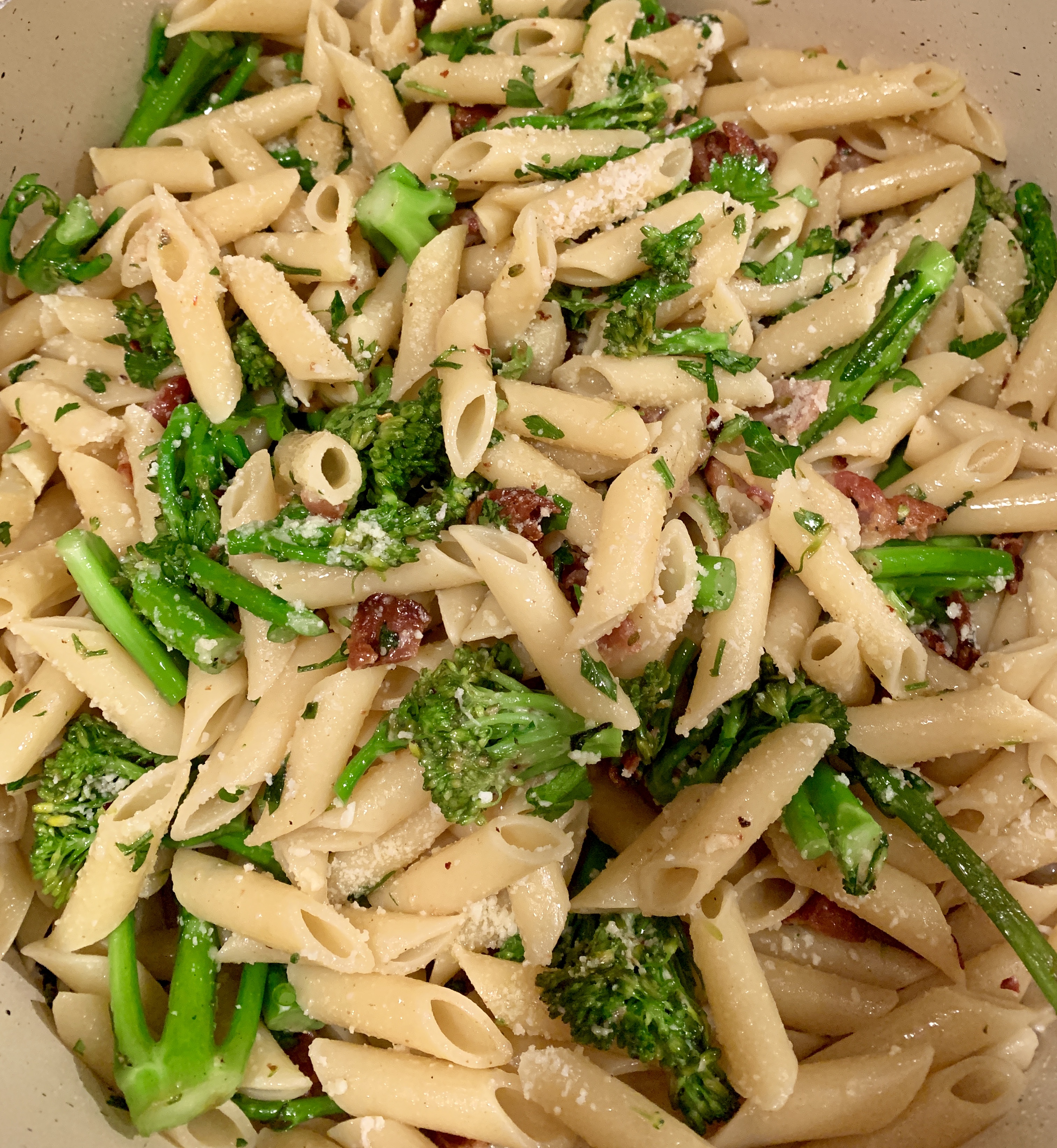 Penne with Garlicky Broccolini
