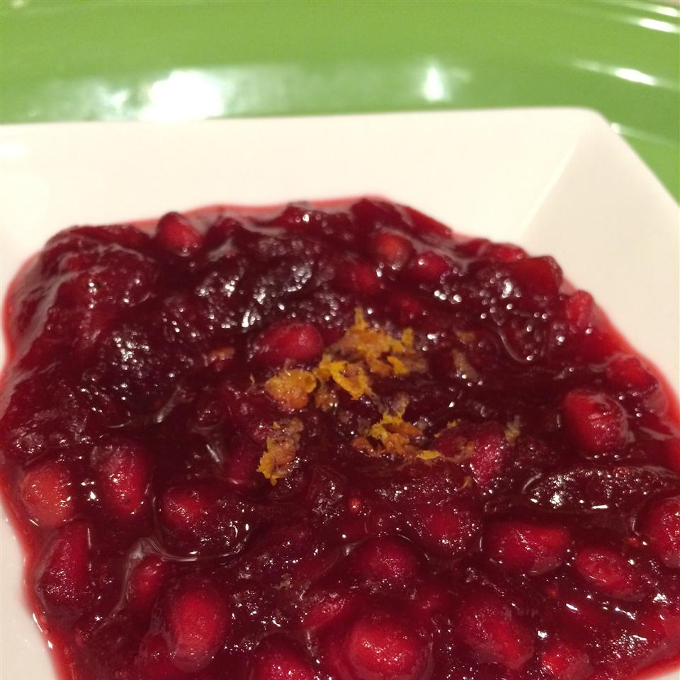 Perfect Pomegranate Cranberry Sauce