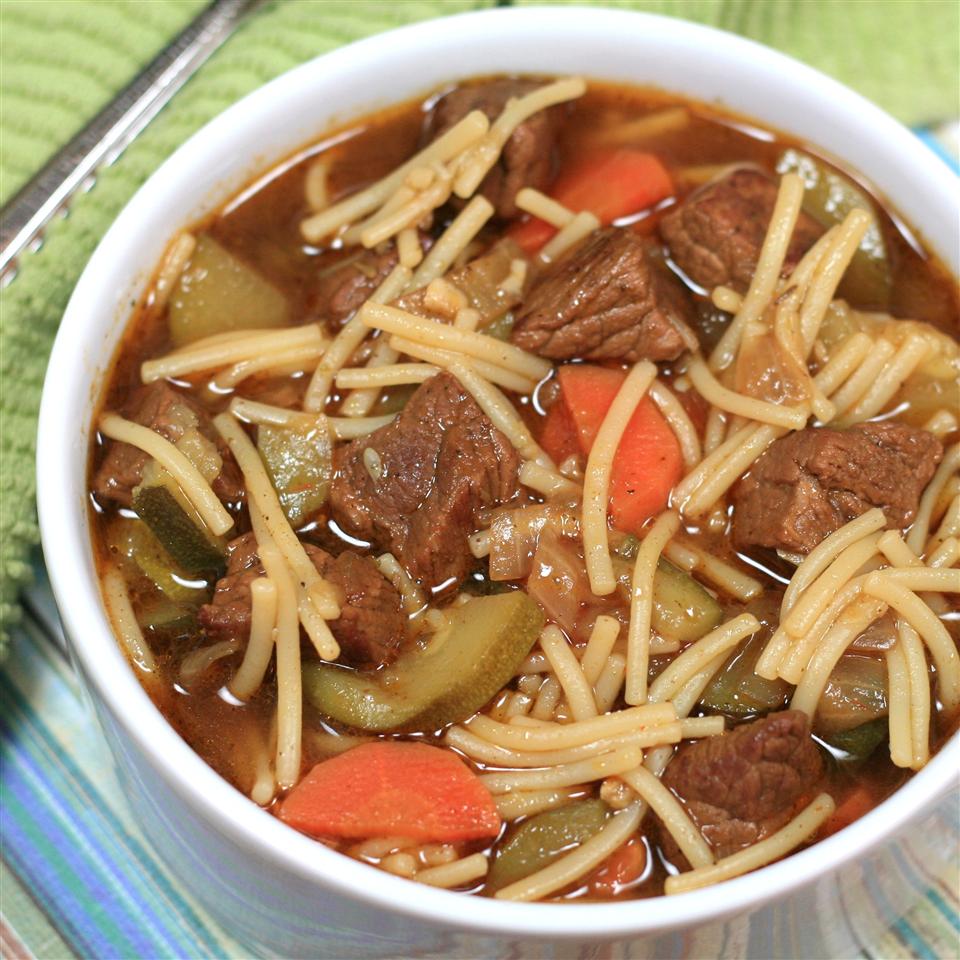 Peruvian Beef Noodle Soup (Sopa Criolla)