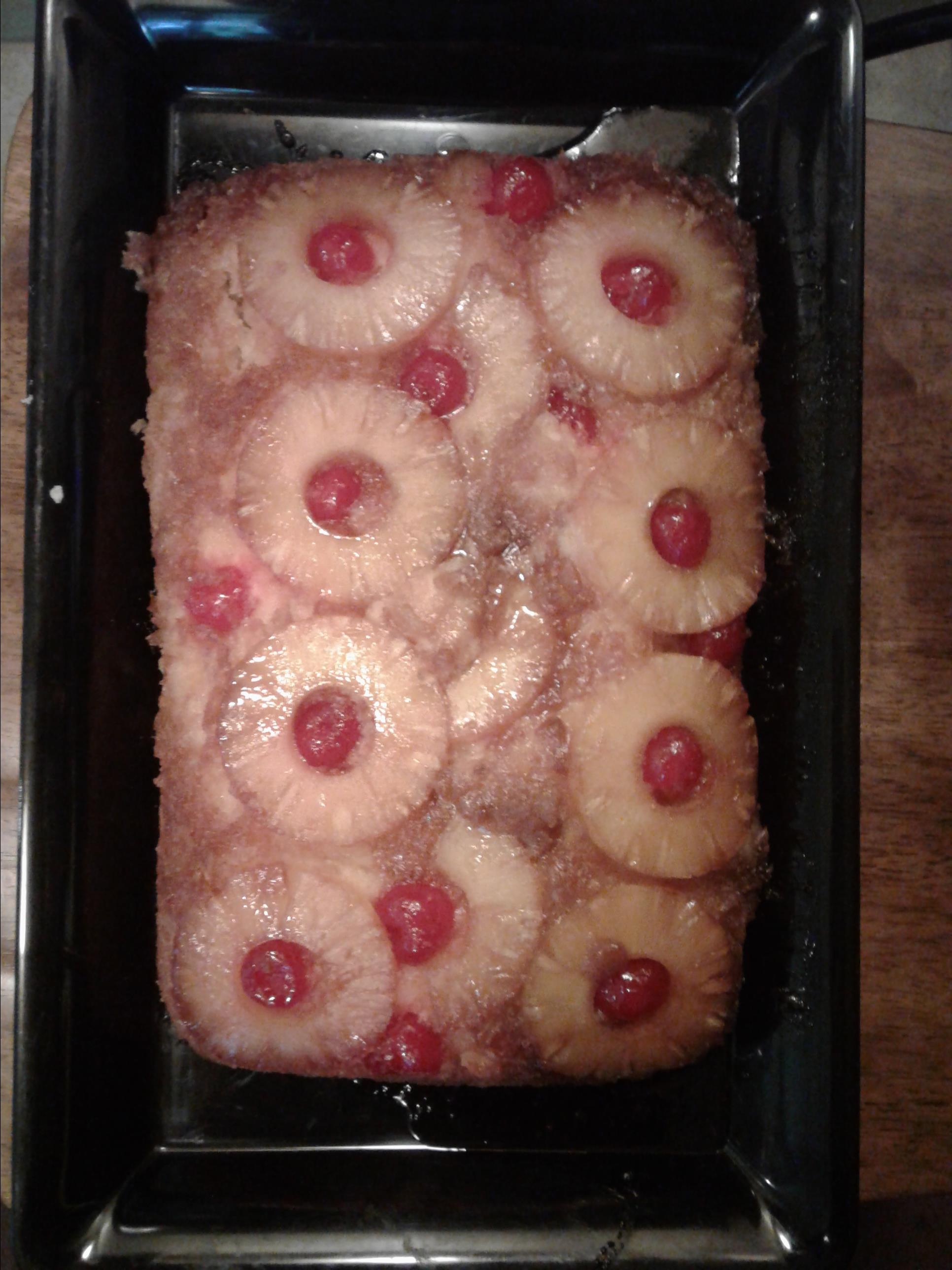 Pineapple-Cherry Upside-Down Cake