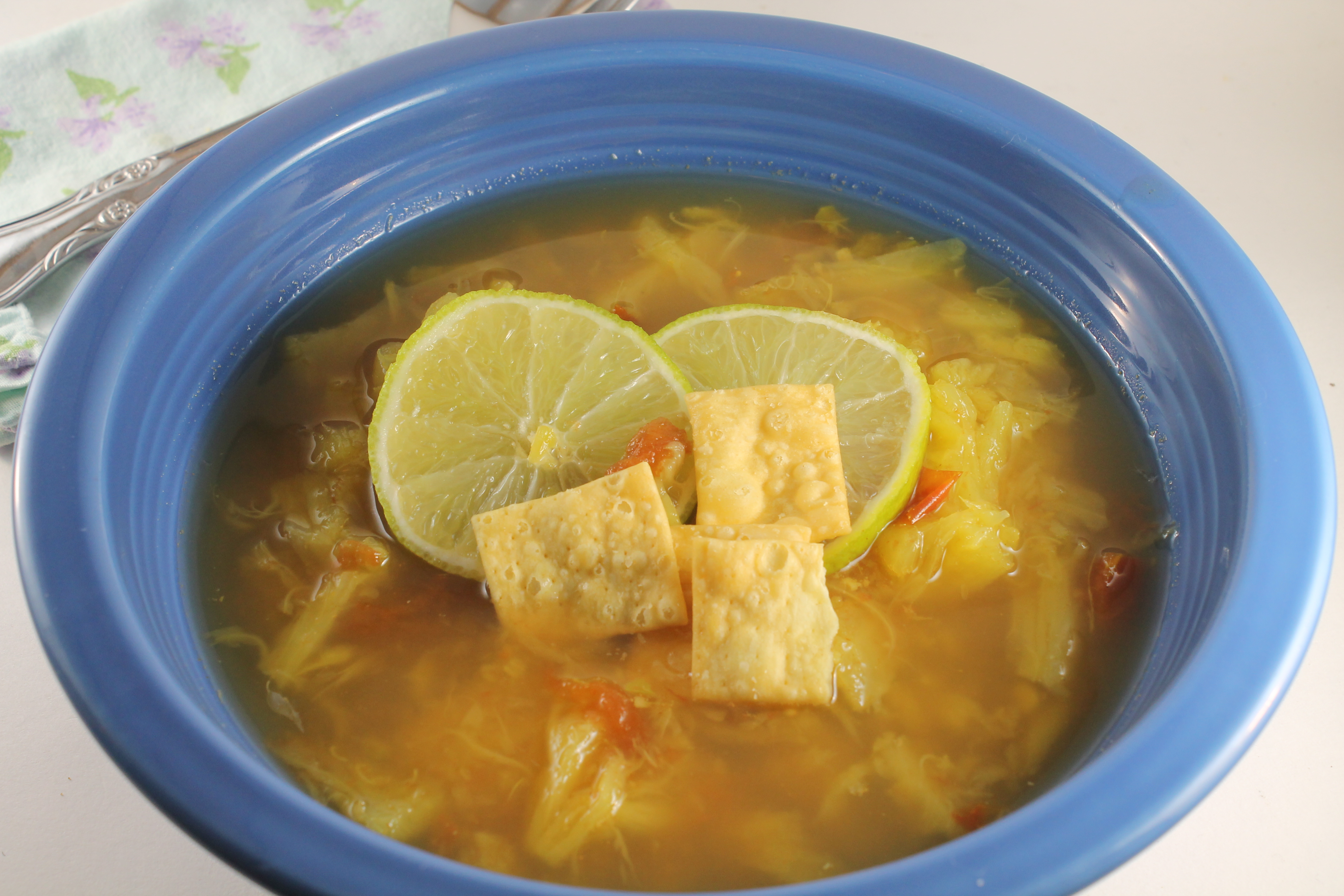 Pineapple, Lime, and Ginger Soup