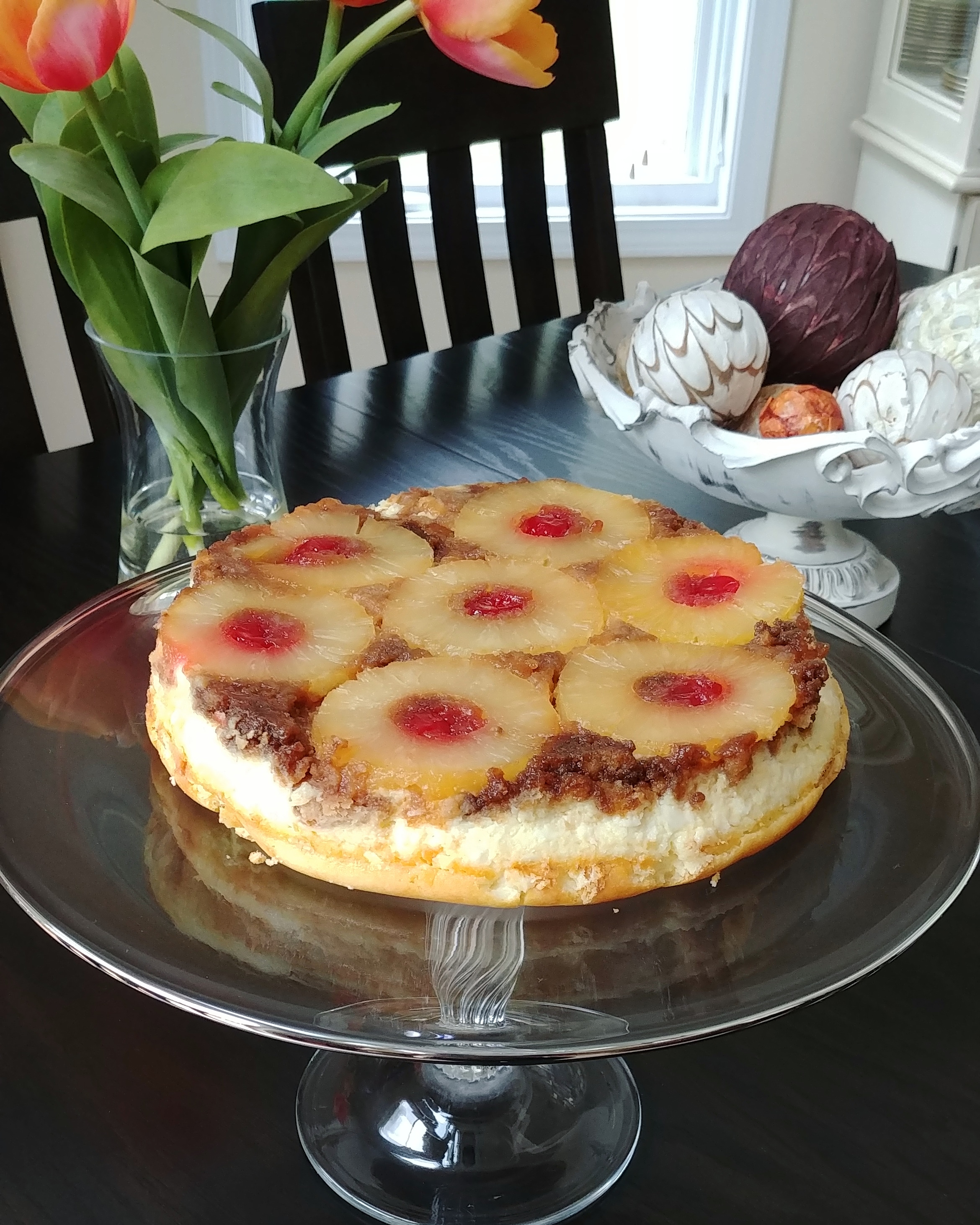 Pineapple Upside-Down Cheesecake