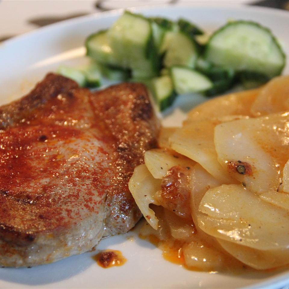 Pork Chops and Scalloped Potatoes