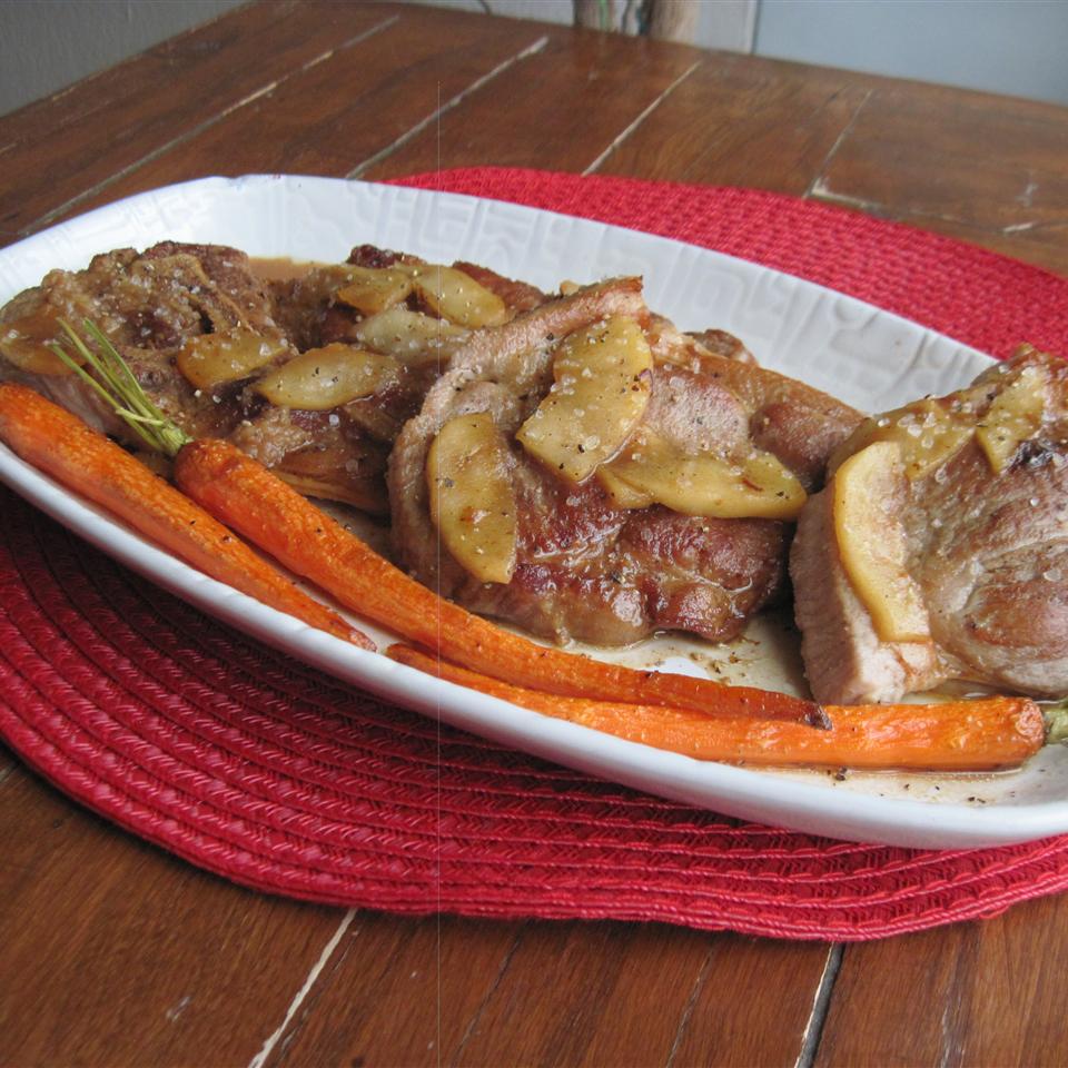 Pork Steaks with Orange-Apple Sauce