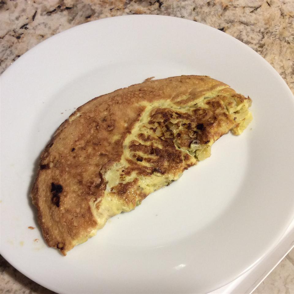Portobello Pesto Egg Omelette