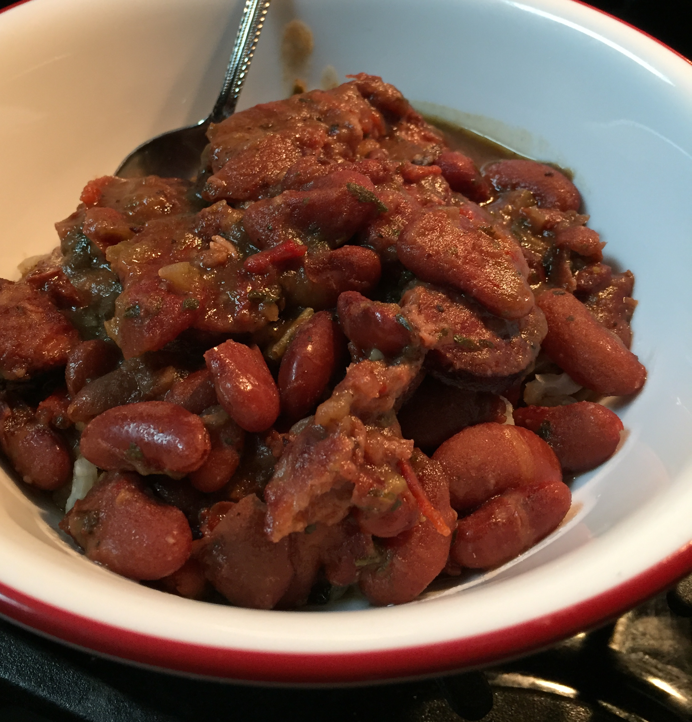 Pressure Cooker Red Beans and Sausage