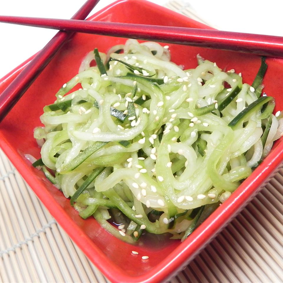 Quick and Easy Asian Sesame Cucumber Salad