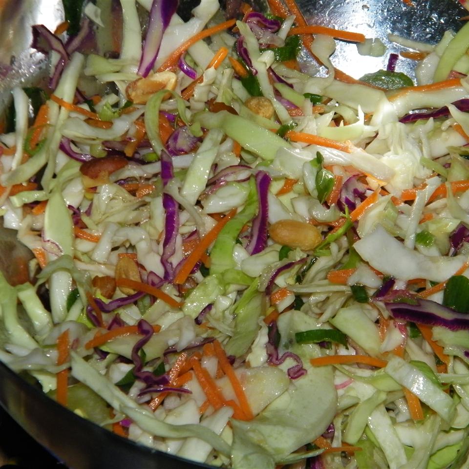 Quick and Easy Thai Style Coleslaw
