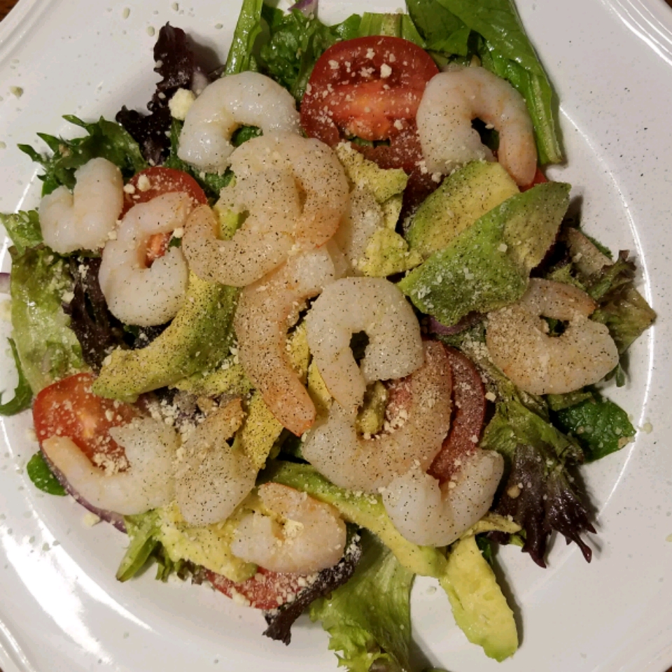 Quick Shrimp and Lime Salad for Two