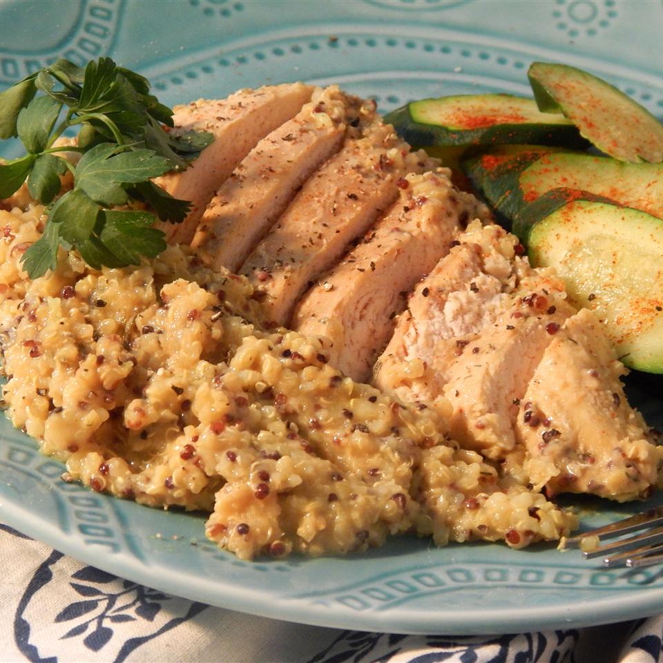 Quinoa and Honey Mustard Chicken Slow Cooker Meal