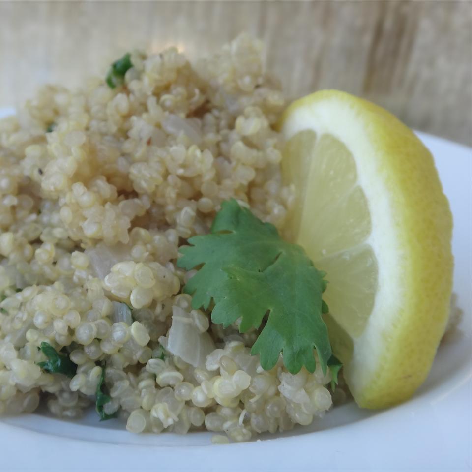 Quinoa and Spinach Pilaf