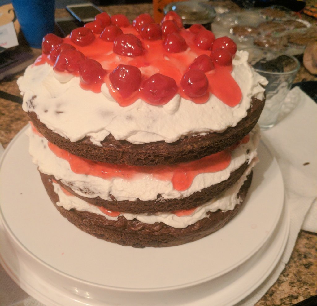 \"Pretty Much a Piece of Heaven\" Black Forest Cake