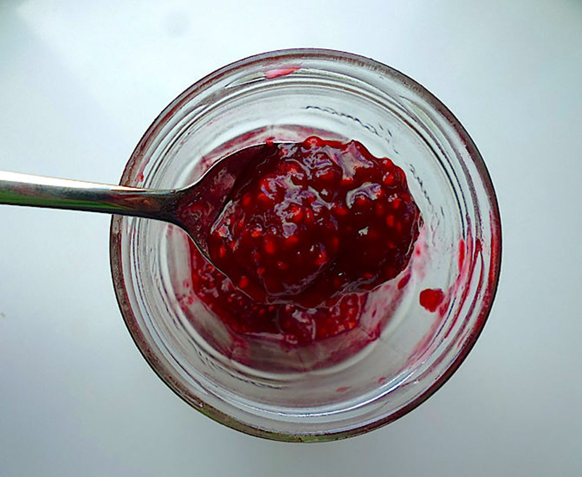 Raspberry Fruit Spread without Pectin