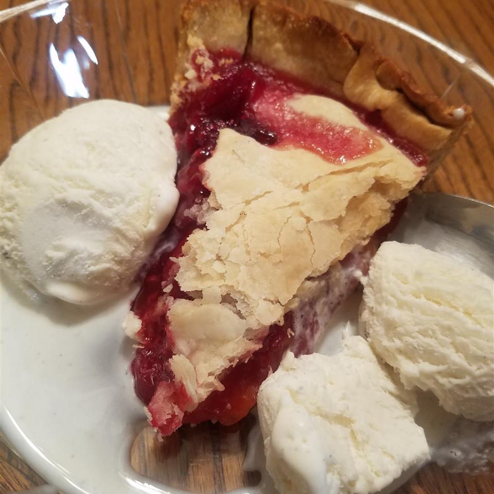 Raspberry-Peach Pie