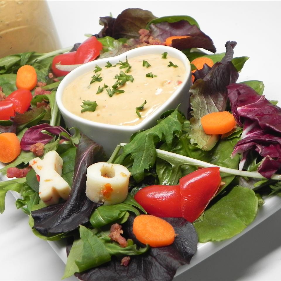 Red Pepper Hummus Salad Dressing
