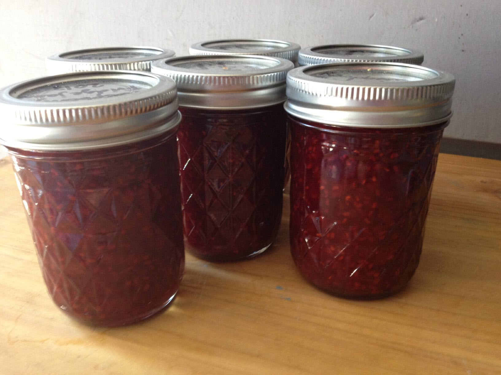 Red Raspberry-Orange Jam