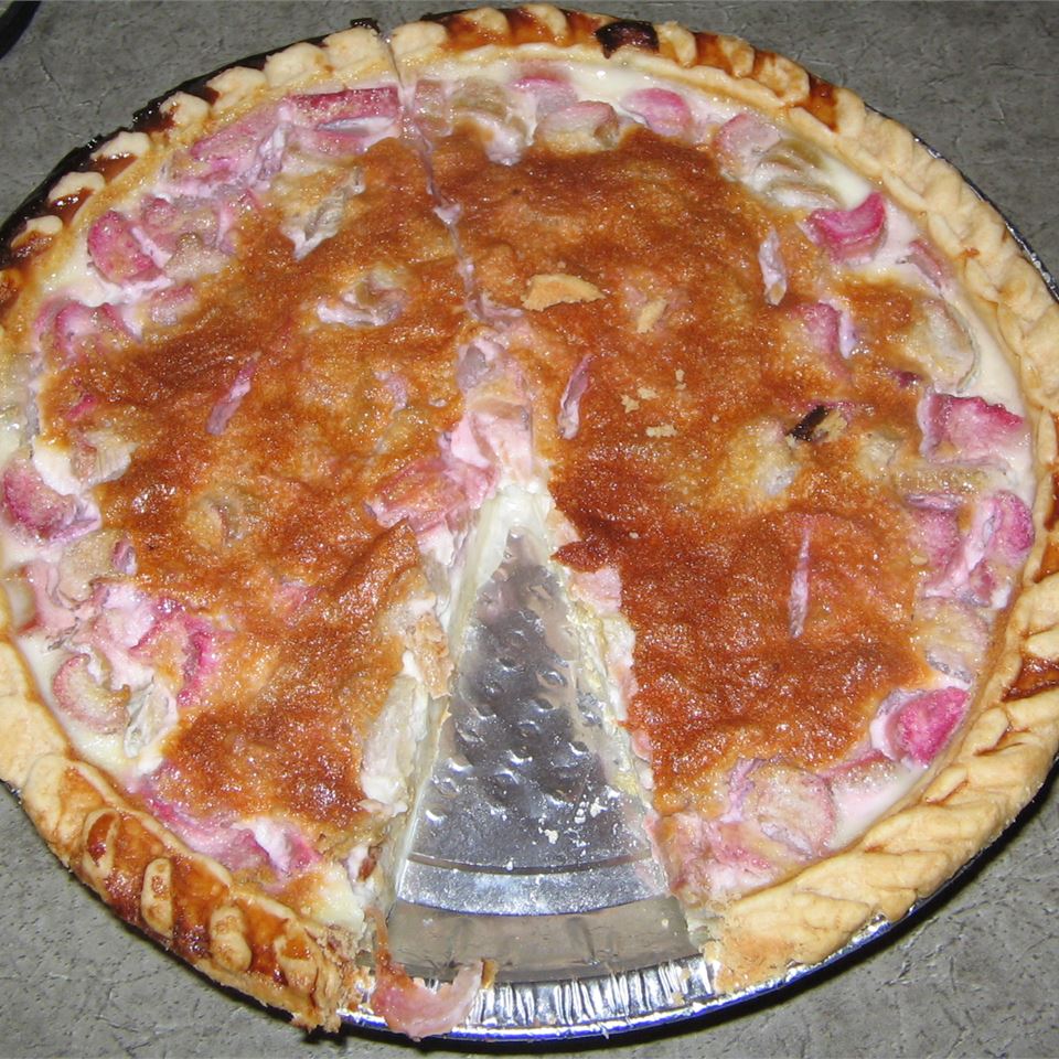 Rhubarb Custard Pie III