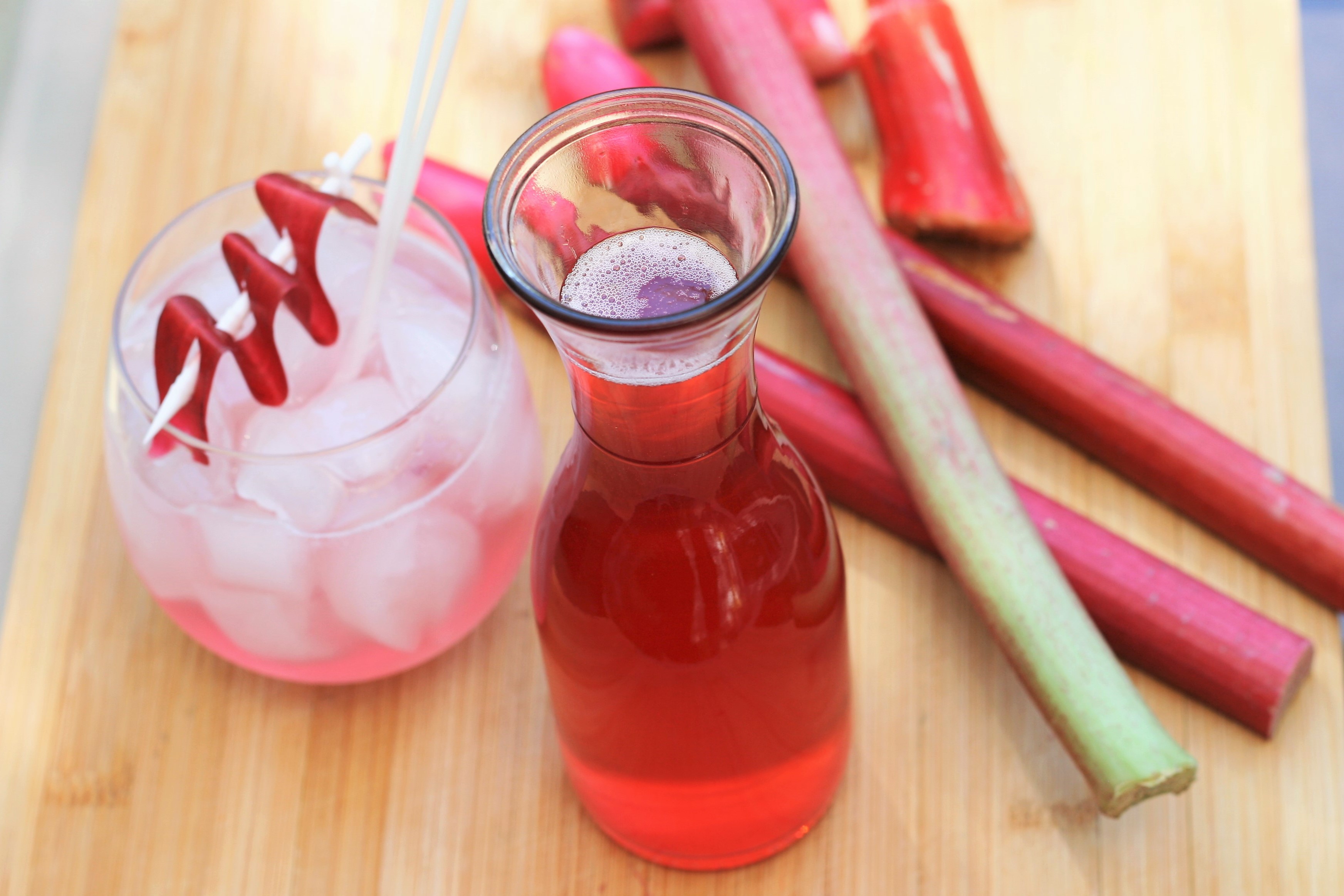 Rhubarb Simple Syrup