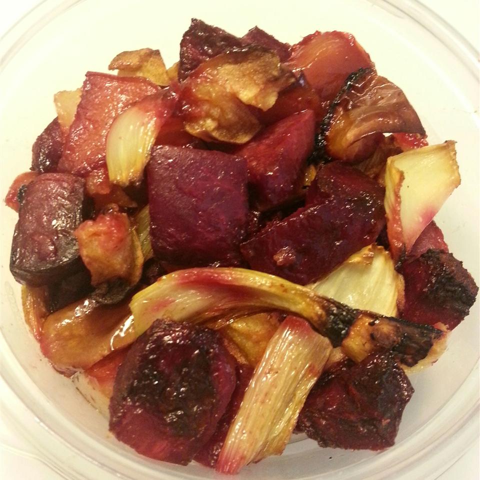 Roasted Beets, Apples, and Fennel