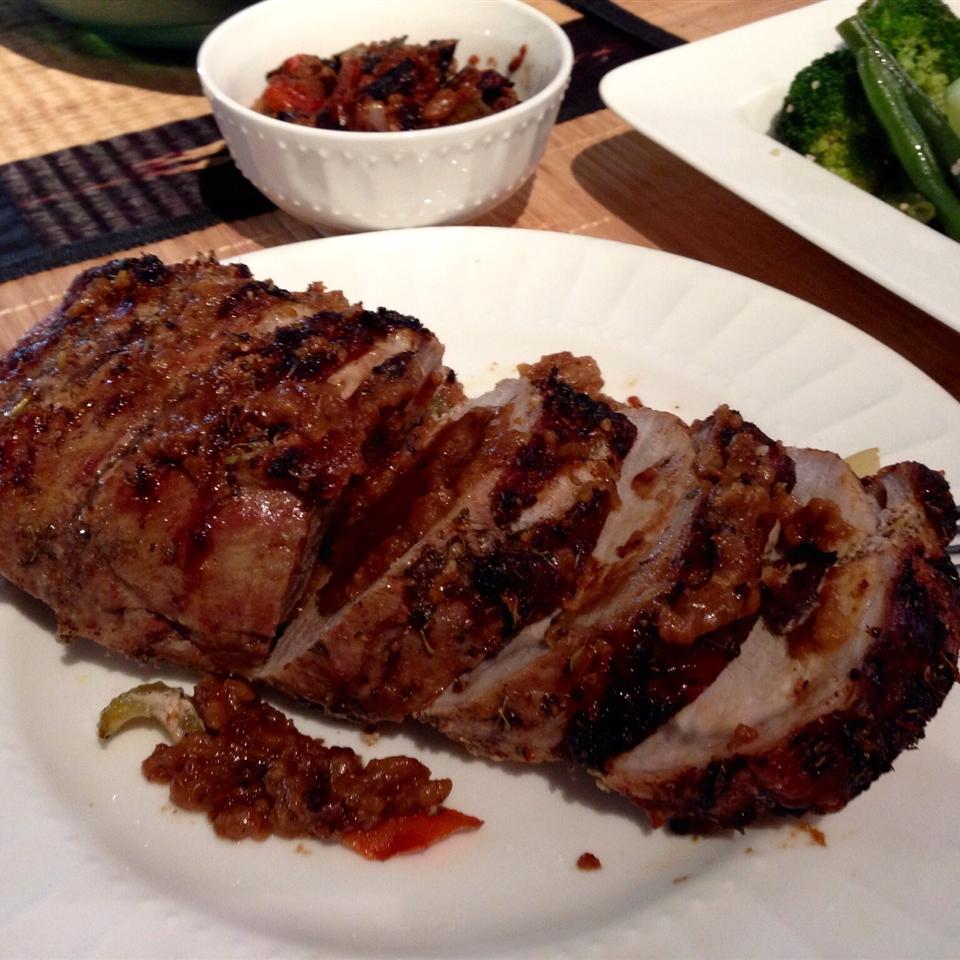 Roasted Loin of Pork with Pan Gravy