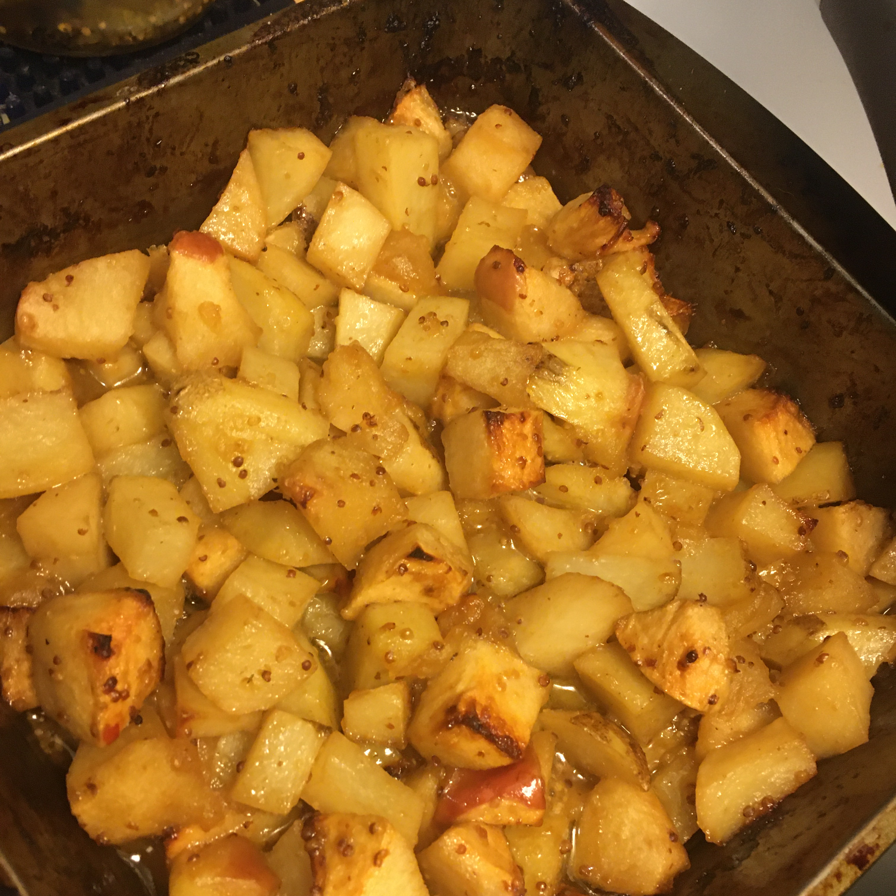 Roasted Potatoes and Apples