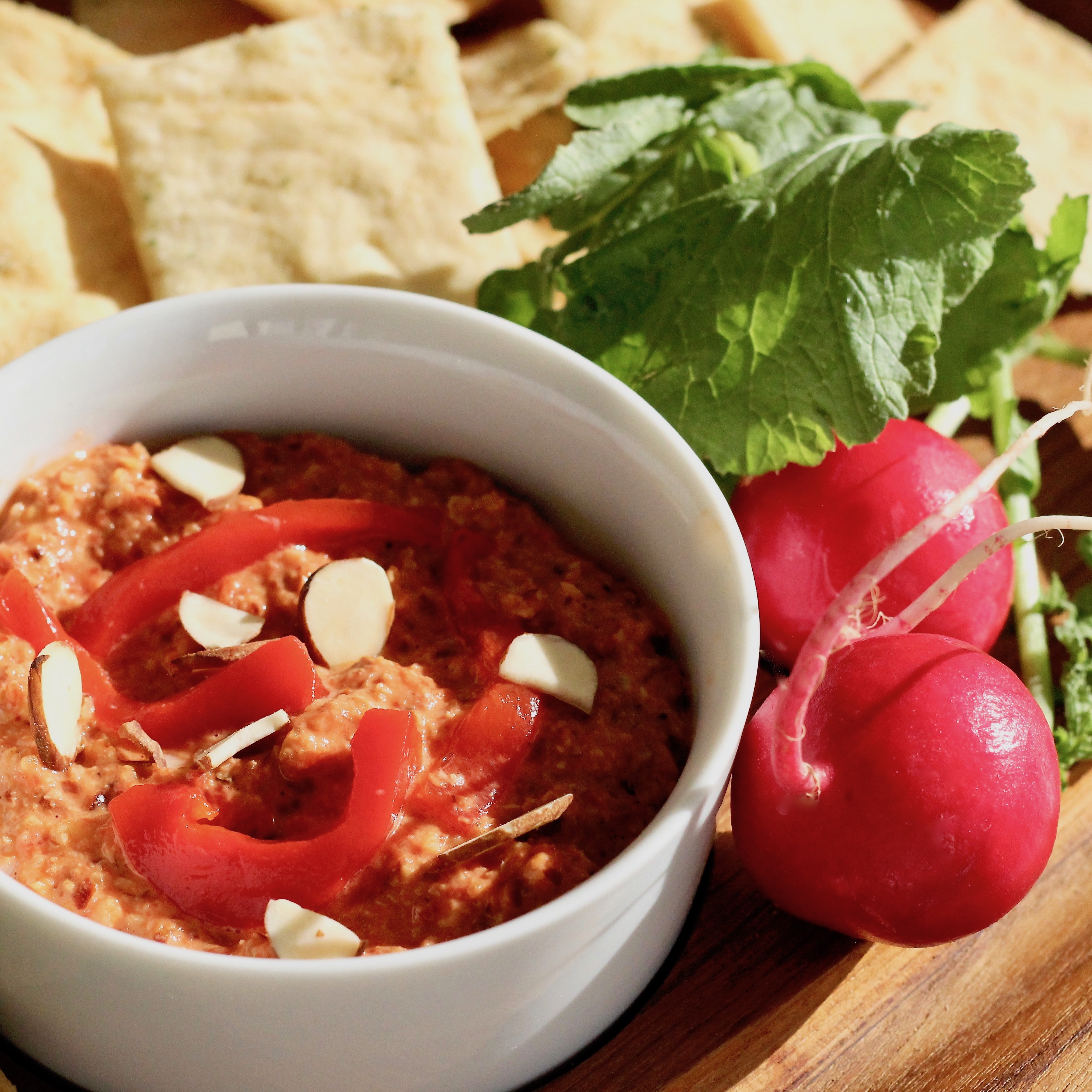 Roasted Red Pepper and Almond Dip