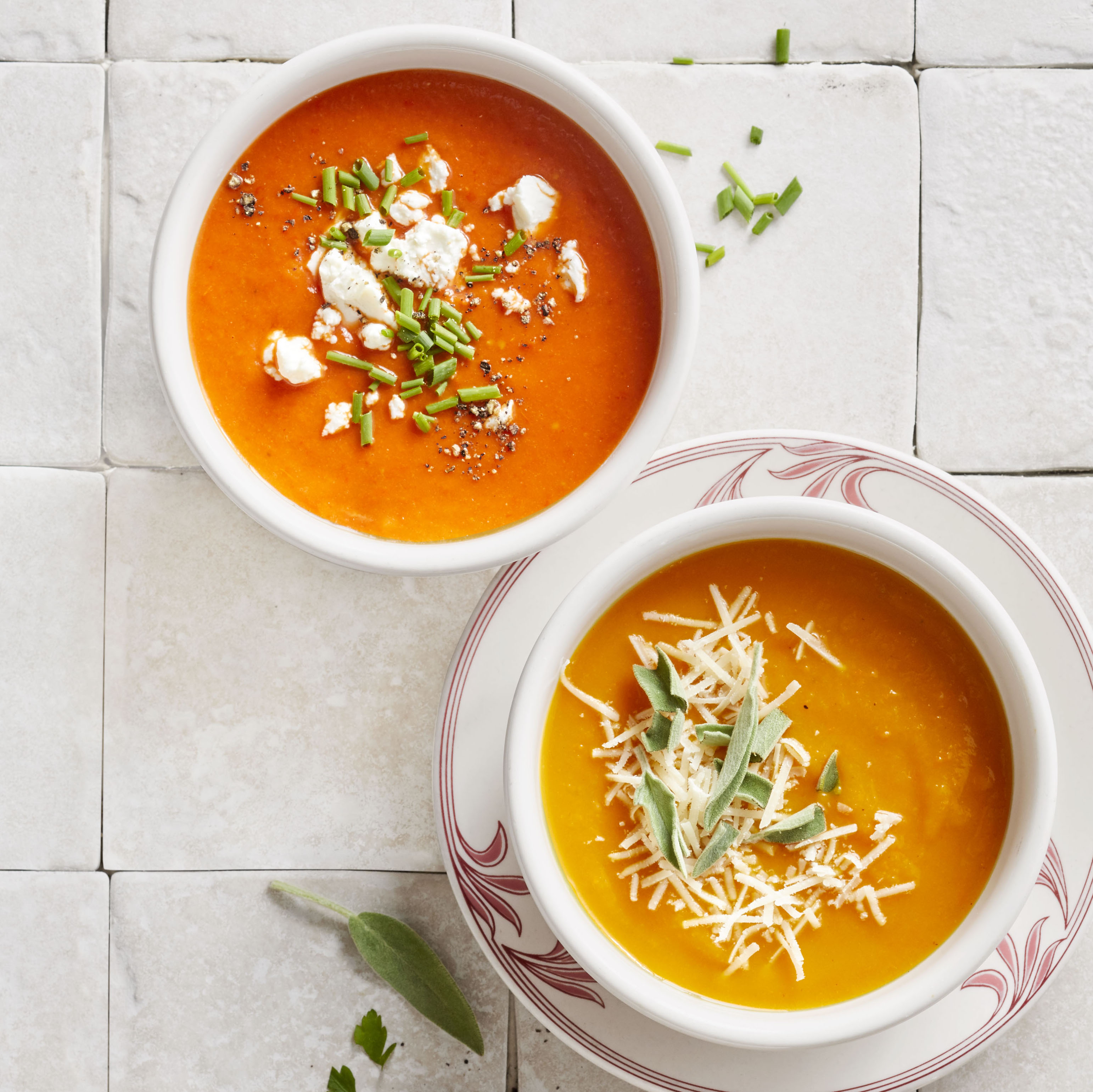 Roasted Vegetable Soup, 3 Ways