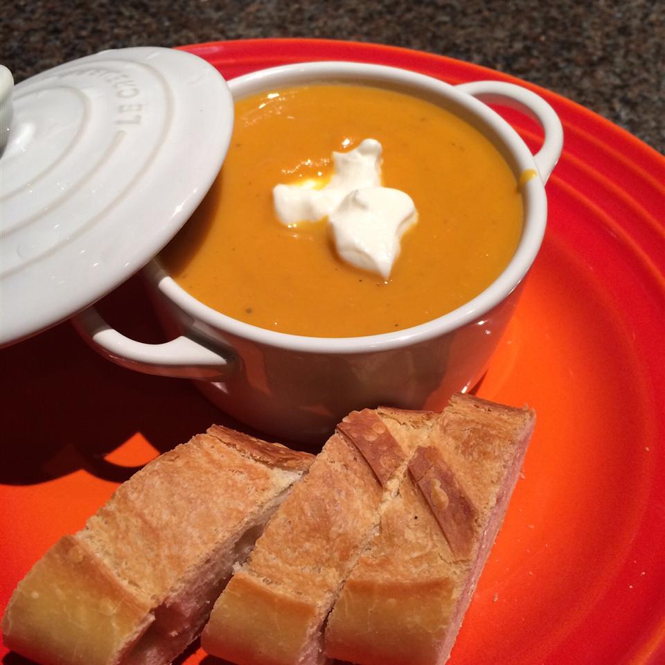Rockin Carrot, Sweet Potato, and Ginger Soup