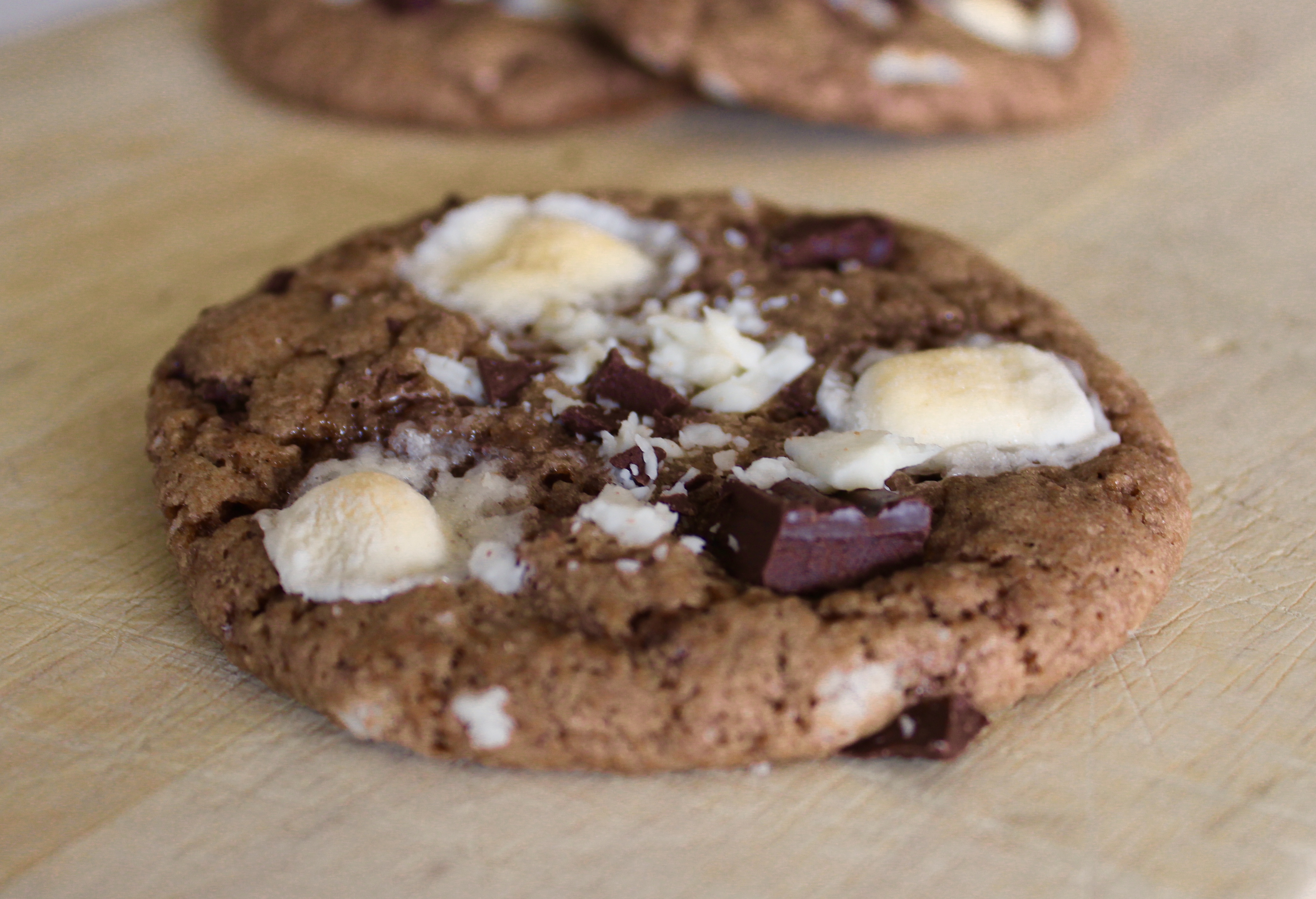 Rocky Road Cookies with Marshmallows