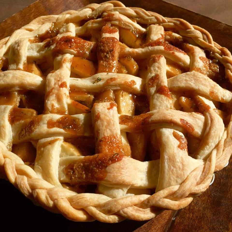 Rosemary-Thyme Apple Pie