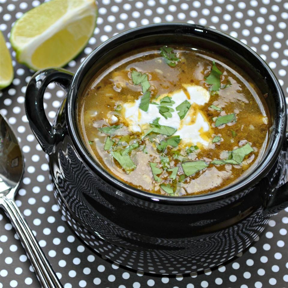Rotisserie Chicken Chili With Hominy and Chiles