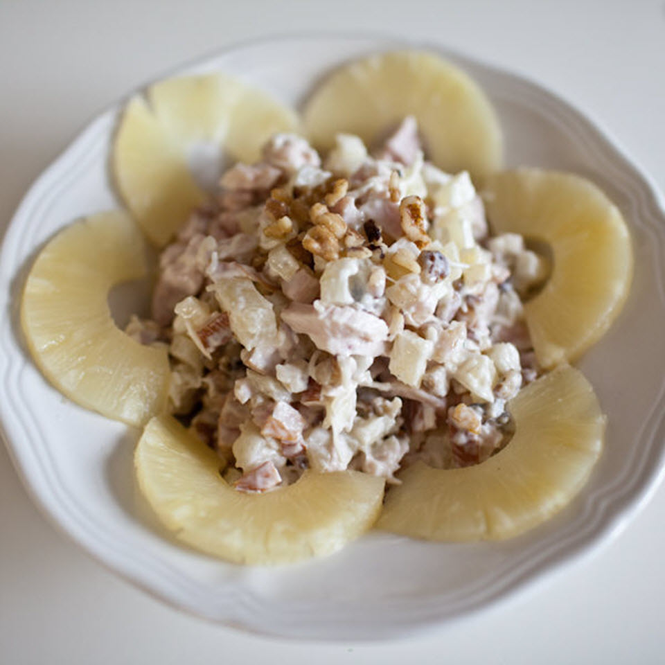 Russian Chicken and Pineapple Salad