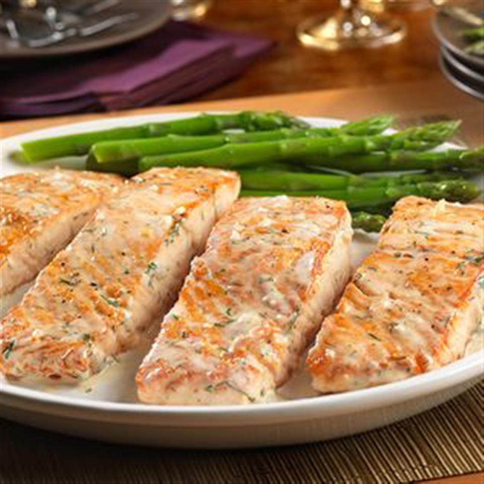Salmon with Creamy Dill Sauce from Swanson®