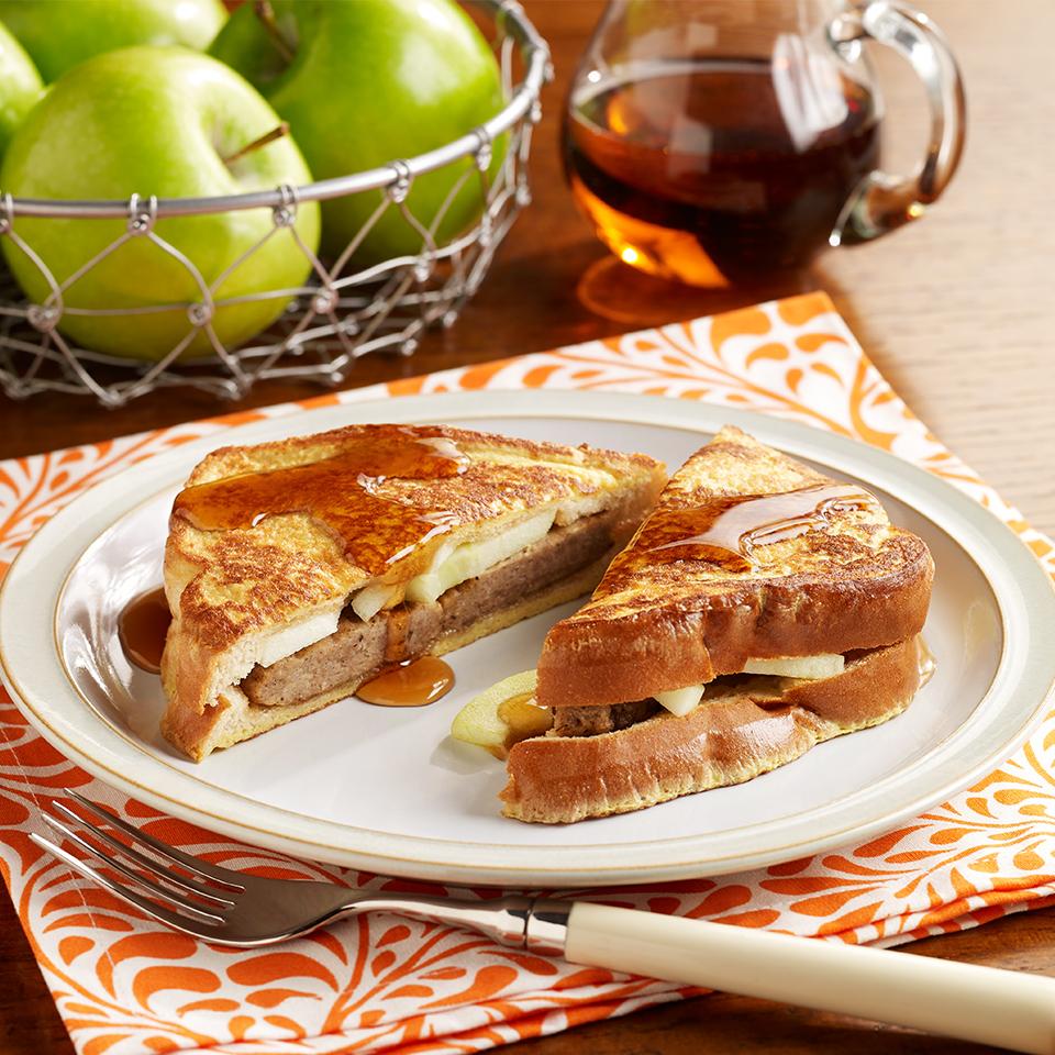 Sausage and Apple Stuffed French Toast